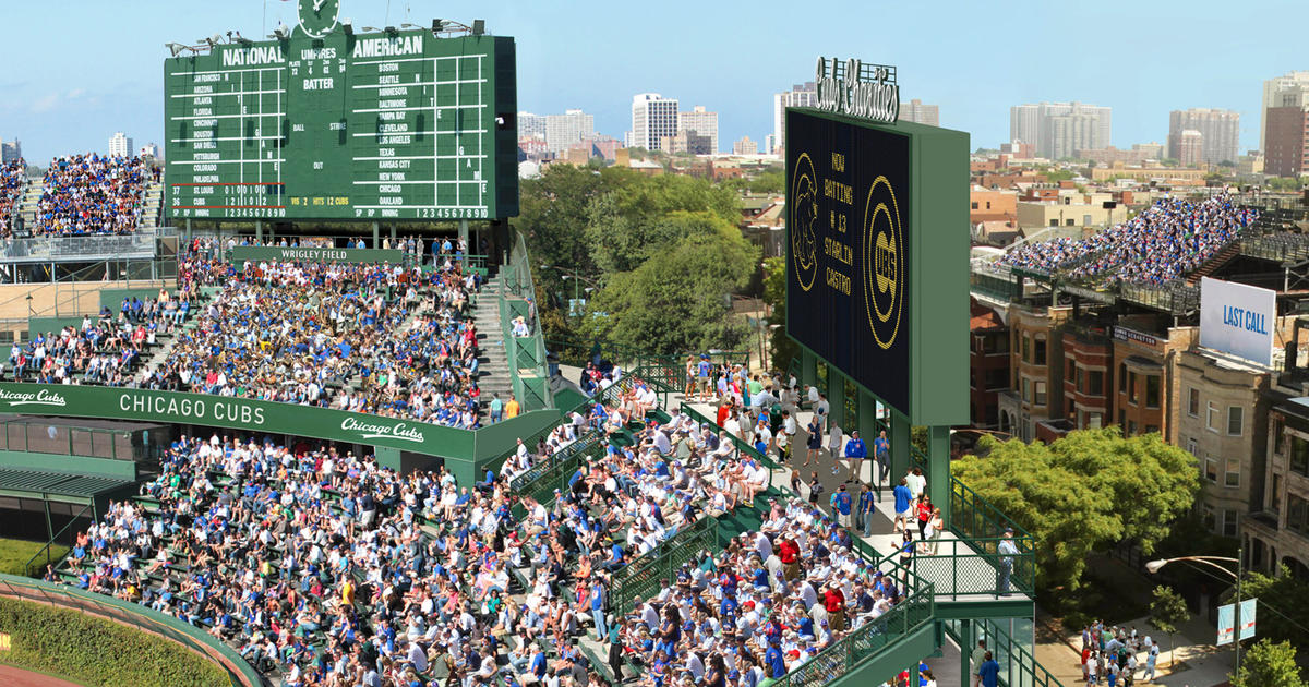 Rooftop Owners Want Restraining Order To Stop Wrigley Signs - CBS