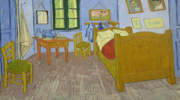 Van Gogh's "Bedroom in Arles" (Credit, Randy Yagi) 