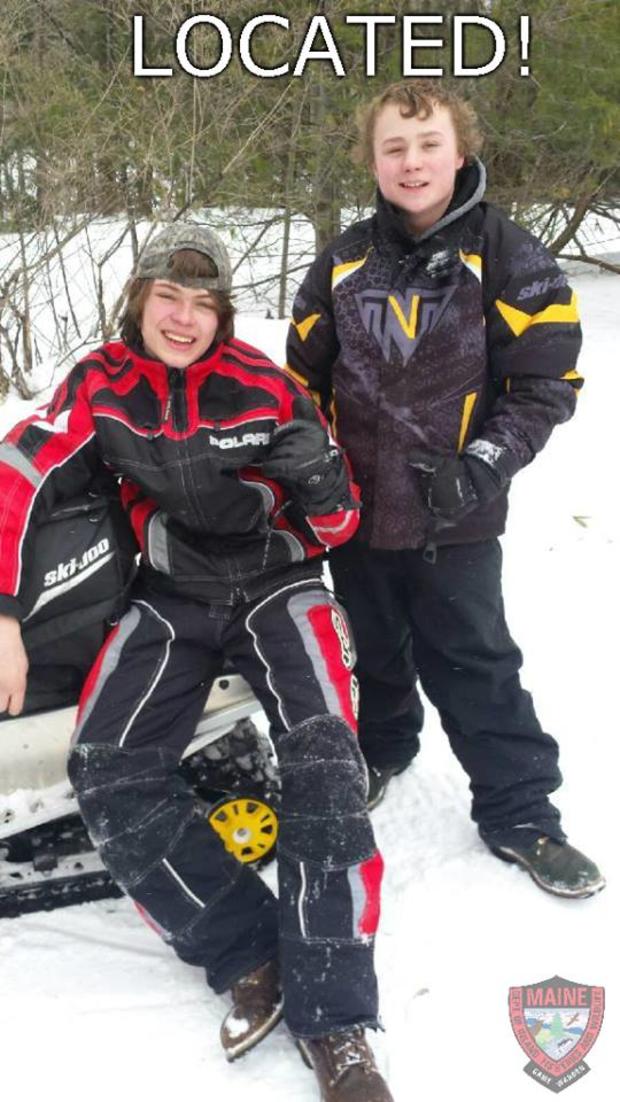 teen snowmobilers 