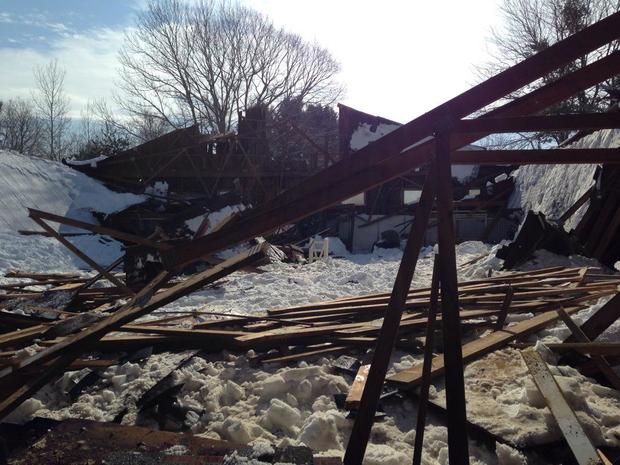 collapsed barn norwell 