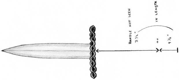 The Lehton's say the intruder was holding a dagger with an ornate hilt, resembling this police sketch. 