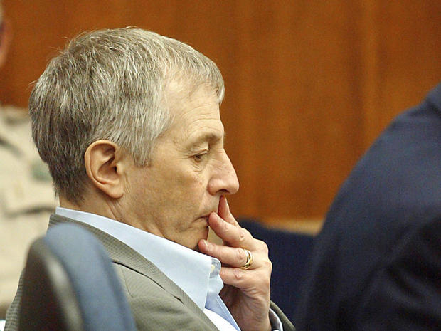 Robert Durst sits in court November 10, 2003, at the Galveston County Courthouse in Galveston, Texas. 