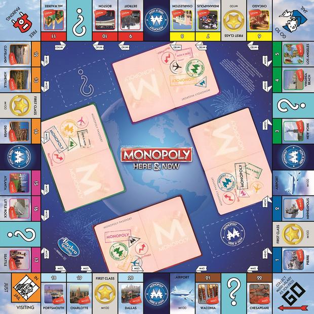 Monopoly Here &amp; Now U.S. Edition Board2 