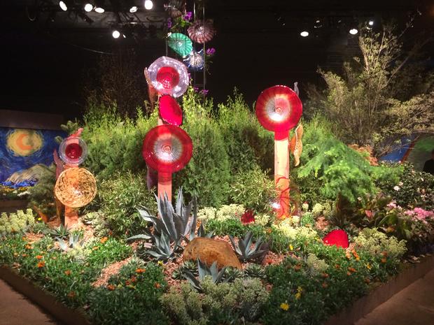 Macy's Flower Show: Glass Art 