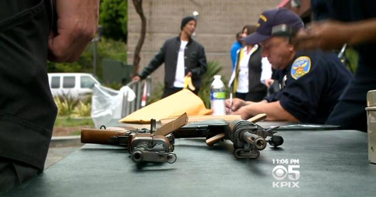 San Francisco Police Say Saturday Gun Buyback Took In 91 Weapons CBS