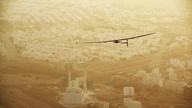 Solar powered plane to fly around the world 