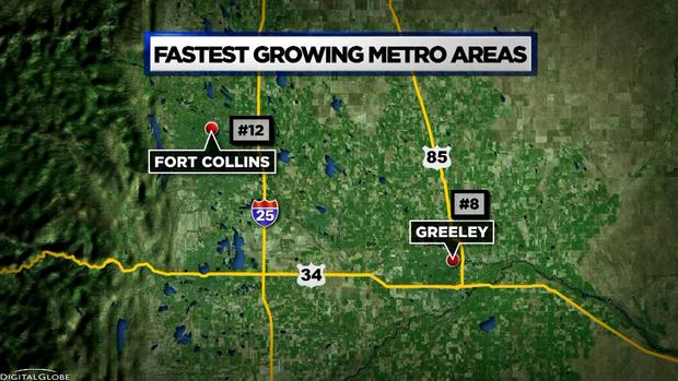 FASTEST GROWING COUNTIES map 