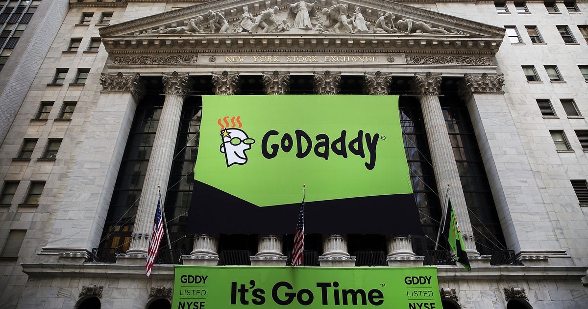 GoDaddy shares debut with jump - CBS News