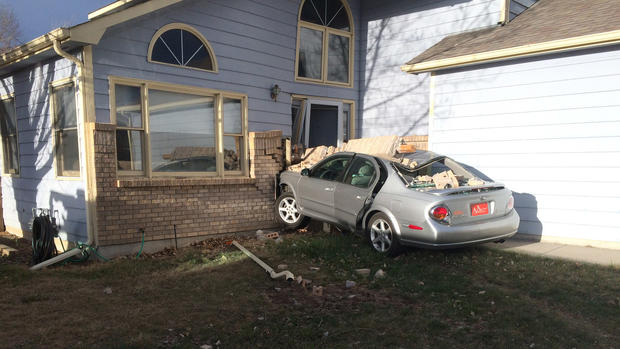 Longmont car Kendra Trimm crashes into home 