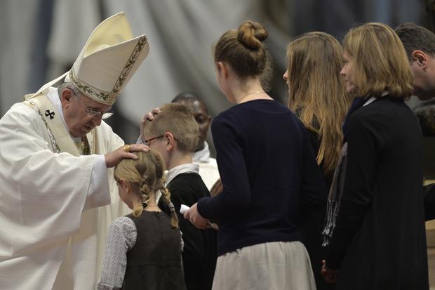 Pope Francis Celebrates Holy Thursday Mass 