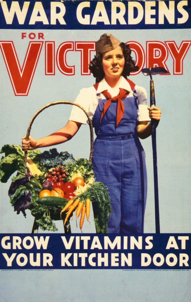 Propaganda Art For Wwii Victory Gardens