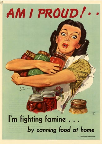 Propaganda art for WWII Victory Gardens