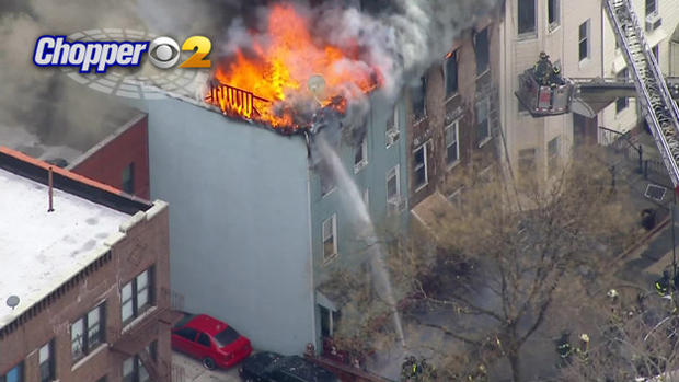 3 Alarm Fire In Crown Heights, Brooklyn 