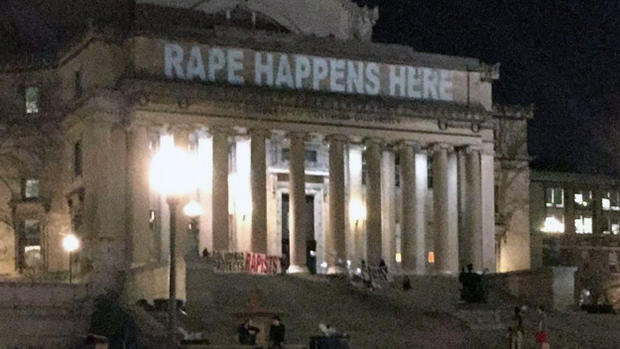 Columbia University Campus Rape Demonstration 