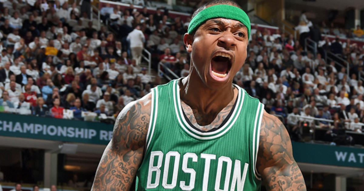 Isaiah Thomas - Boston Celtics - Game-Worn Alternate Jersey - 2015