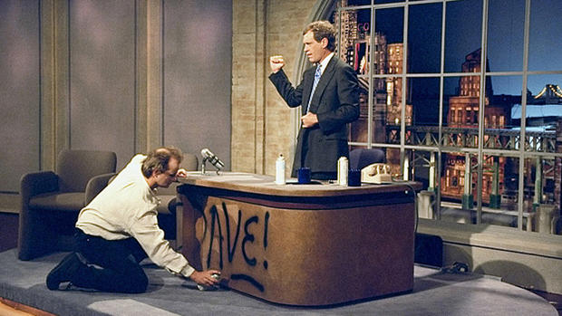 Bill Murray with David Letterman 