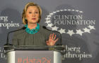Former U.S. Secretary of State and first lady Hillary Clinton speaks at a press conference announcing a new initiative between the Clinton Foundation, United Nations Foundation and Bloomberg Philanthropies on Dec. 15, 2014, in New York City. 