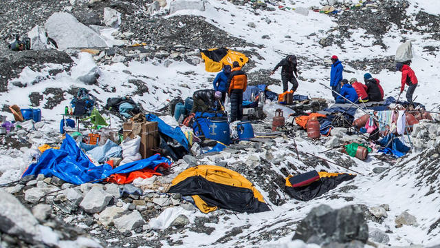 Mount Everest south base camp 
