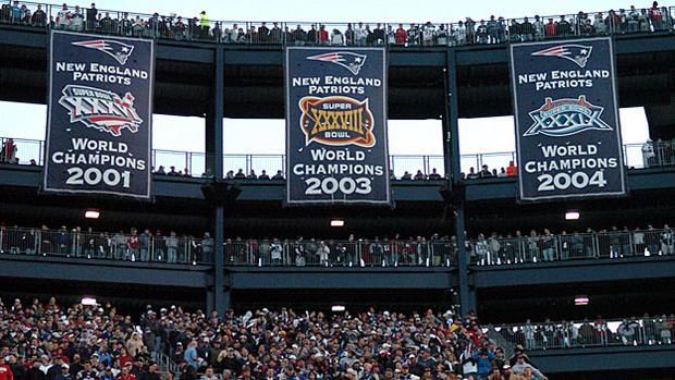 Patriots Super Bowl Banners 