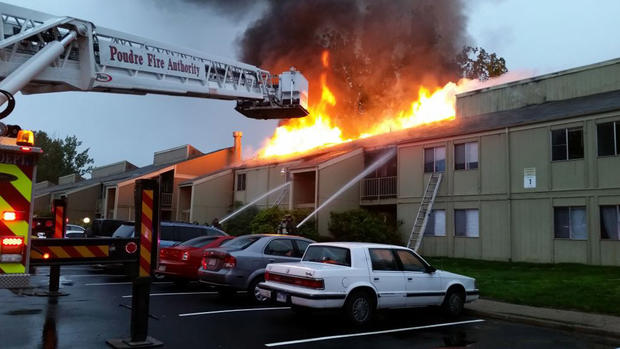 3-alarm fire at Fort Collins apartment 