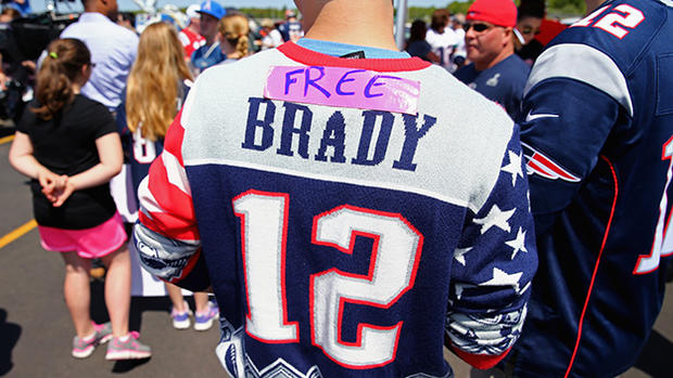 Fans Attend "Free Tom Brady" Rally 