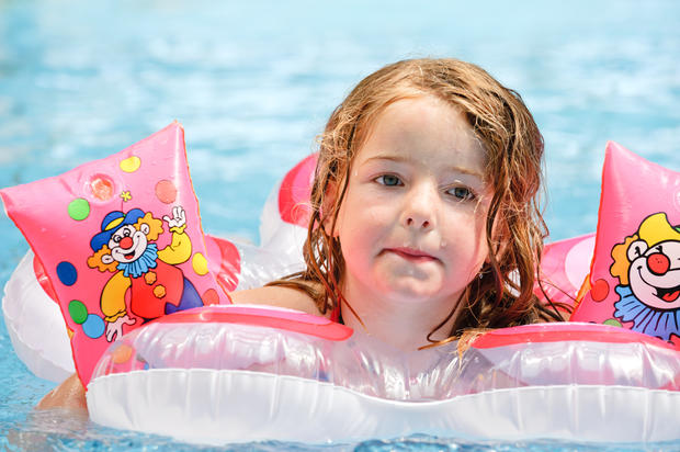 child swimming floaties safety 