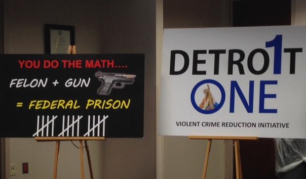 Authorities In Detroit Announce Initiative To Cut Gun Crime 