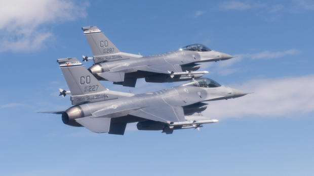 F-16 Chase Mission Over Colorado 