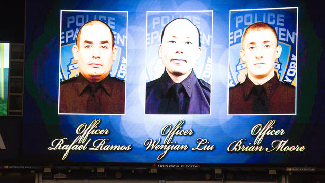 Slain NYPD Officers To Be Honored On 'True Blue' Jerseys - CBS New