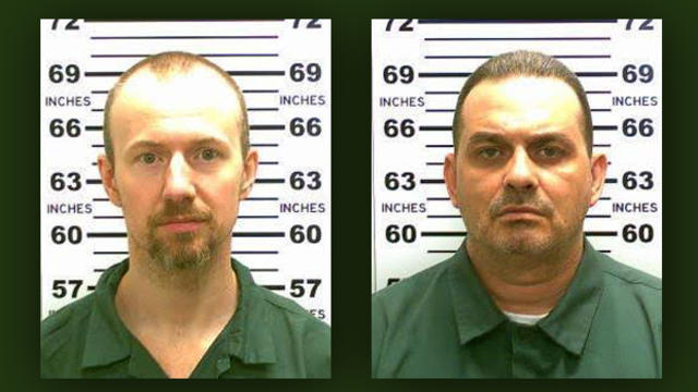 ​David Sweat, left, and Richard Matt are seen in this combination of photos provided by the New York State Police June 6, 2015. 