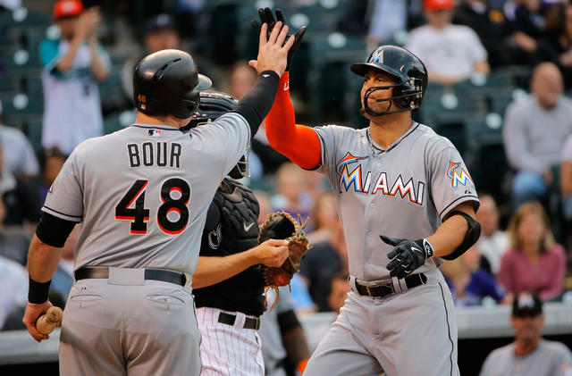 How Barry Bonds has helped Marlins outfielder Giancarlo Stanton find his  swing - ESPN