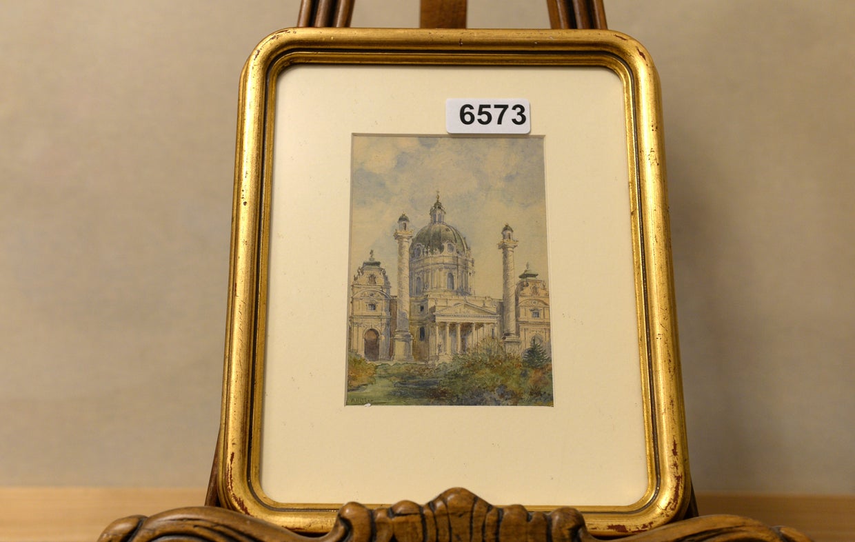 Nazi leader Adolf Hitler's art sell for nearly 450,000 at auction in