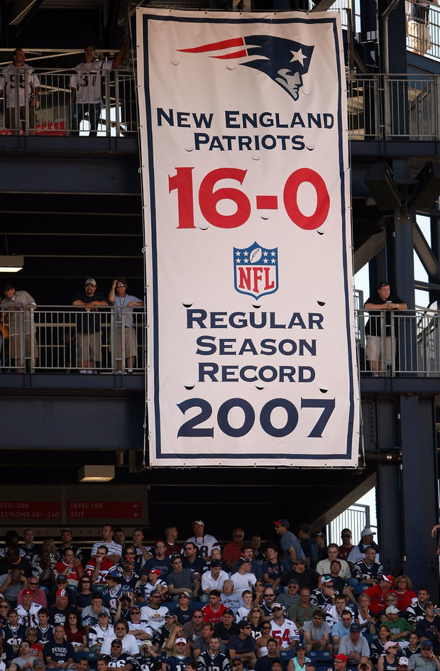 Patriots 16-0 Banner 