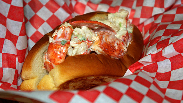 CBS lobsta truck  lobster roll 