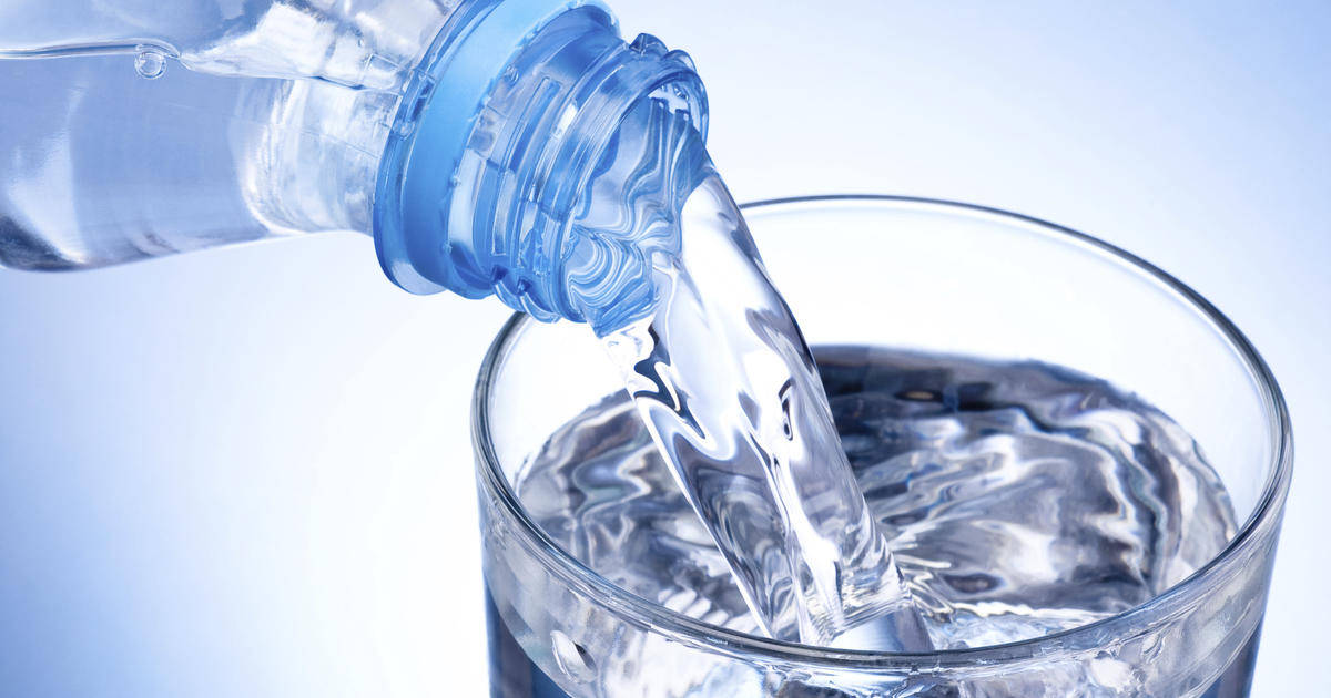 Water Bottle And Ice Cube Stock Photo - Download Image Now - Water