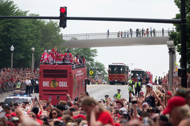 Chicago Blackhawks Victory Parade And Rally 