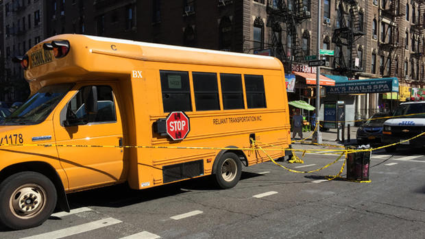 Police: Shots Hit School Bus In Washington Heights, No Children On Board 