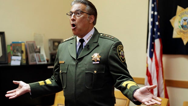 San Francisco Sheriff Ross Mirkarimi gestures during an interview July 6, 2015, in San Francisco. 