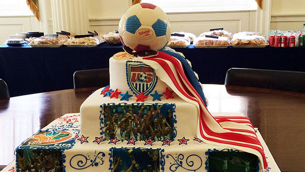 US Women's Soccer cake 