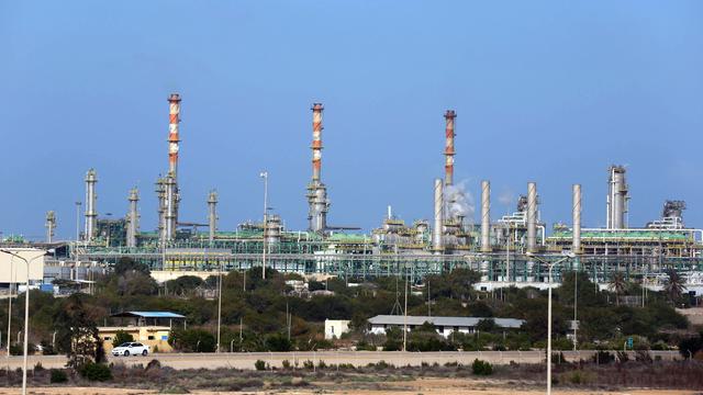 A general view of the Mellitah Oil and Gas terminal in western Libya, a joint venture between Italy's ENI and Libya's National Oil Company 