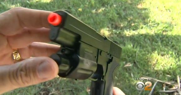 Calif. mom outraged at toy gun son bought off ice cream truck CBS News