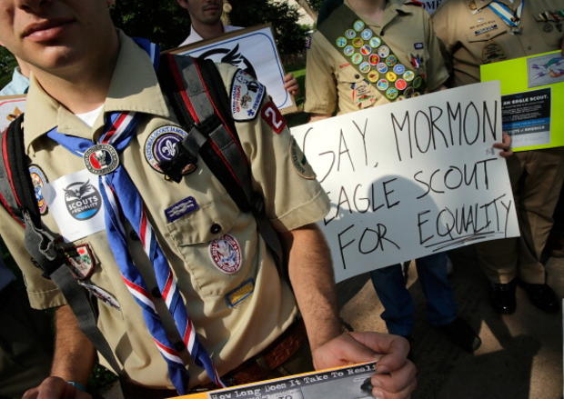 Activists Rally At Boy Scout Memorial In DC For Inclusion Of Gays In Scouts 