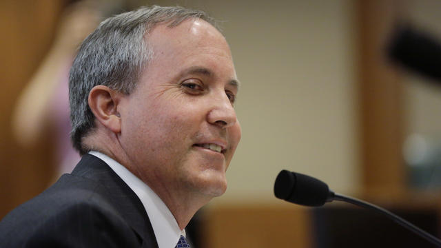 Texas Attorney General Ken Paxton testifies during a Texas Senate Health and Human Services Committee hearing on Planned Parenthood videos covertly recorded that target the abortion provider July 29, 2015, in Austin, Texas. 