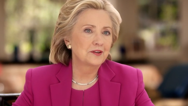 Screen Shot from Hillary Clinton ad - Dorothy 