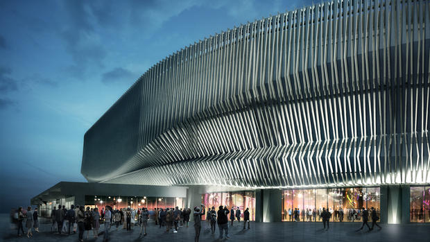 Model of renovated Nassau Coliseum 