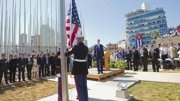 U.S. and Cuba reopen embassies 