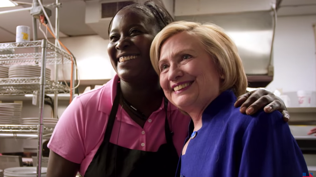 Hillary Clinton "Reshuffle" ad screenshot 