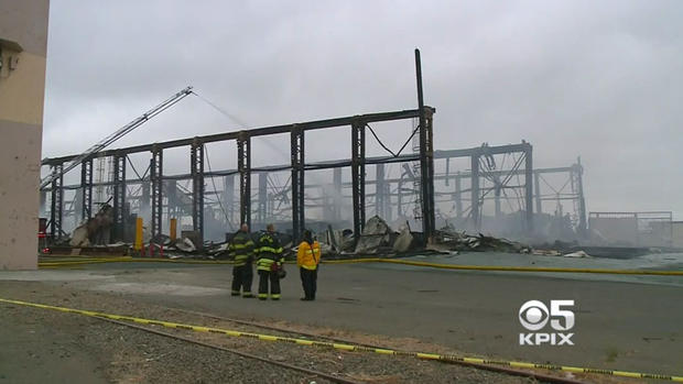 Mare Island Warehouse Destroyed 