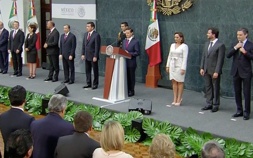 Peña Nieto hace cambios en su CBS News