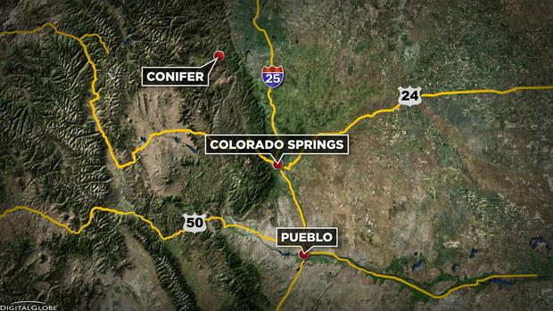Conifer Pueblo CO Springs TOUCH MAP 